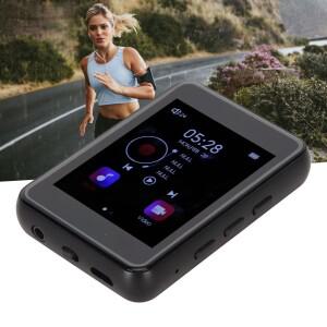 MP3 플레이어 블루투스 5.0 전기 책 MP5 2.4 인치 HD 스크린 알람 시계 피트니스 실행을 소음 감소