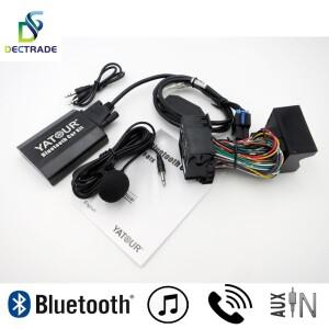 야투르 BTK 하이파이 블루투스 어댑터 (르노 VDO 블라우푼트 쿼드락 12핀 메간 3 세닉 클리오용, 휴대폰 통