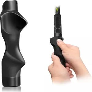 스페이어 골프 그립 트레이너 오른손 트레이닝 보조 - 모든 레벨에서 강도 정확도 및 스윙 개선