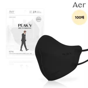 아에르 KF94 피크V 마스크 라이트 베이지 M 100매