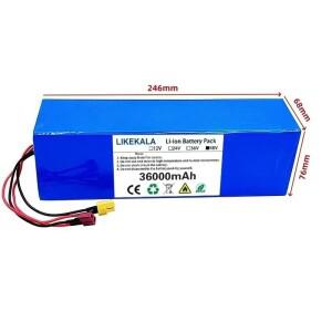 48V 리튬이온 배터리 60Ah 2000W 13S4P 팩 시티코코BMS 전동 스쿠터용