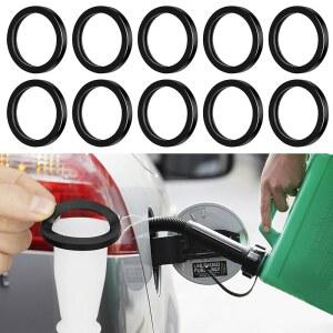 TELEDSN 10PCS 가스 캔 스파우트 개스킷 탱크 교체 씰링 연료 씰 고무 자동차 액세서리 O 링 대부분의