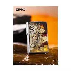 백호 산군 호랑이 지포 라이터 5623