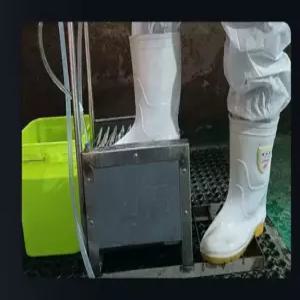 장화 세척기 브러쉬 세정대 축사 작업화 식품공장 발판 축산업 위생 소독기 안전화