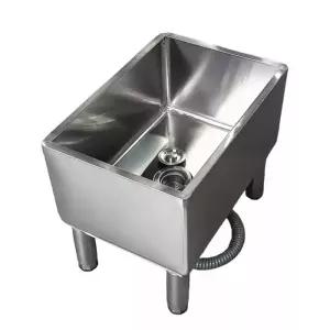 업소용 걸레싱크대 마포걸레 대걸레세척 스텐싱크대 개수대 걸레세정대 45x41x45cm