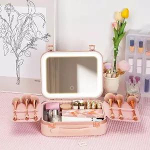 조명 메이크업박스 화장품 정리함 전문가용 화장가방 수납