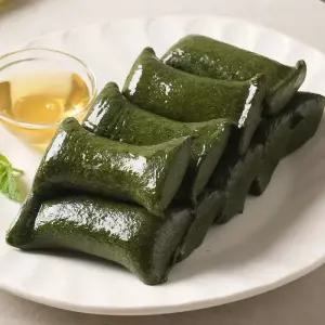 떡미당 무설탕 곤약가래떡 현미 쑥떡 현미쑥곤약가래떡500g