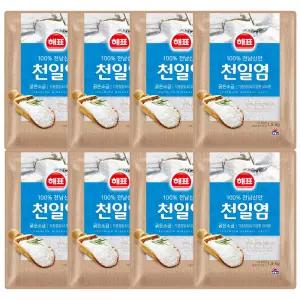 해표 100% 전남신안 천일염 1.5kg x 8개 / 소금 조미료