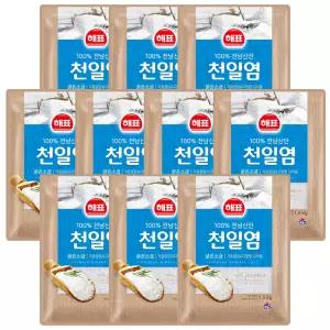 해표 100% 전남신안 천일염 1.5kg x 10개 / 소금 조미료