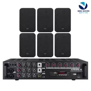 대형매장용앰프+스피커 6통 인기세트 6채널 멀티 블루투스 앰프 4인치우퍼