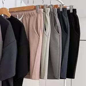 [리빌모아]남여공용 여름 베이직 스판 숏 반바지 5C-PTH-Q004-카키