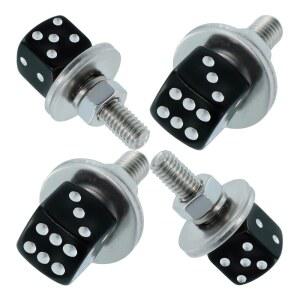 카드 자동차 번호판 나사 고정 알루미늄 세트 장식 스테인리스 스틸 볼트