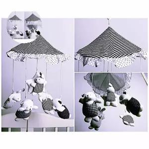 오르골 흑백모빌 토돌이 신생아