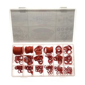 에어컨 고무 O링 세트 자동차 AC 컨디셔너 파이프용 모음 도장 키트 유압식 공기 가스 HVAC R134a
