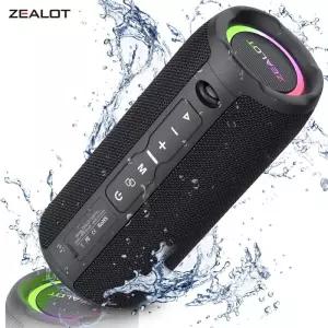 이동식앰프 스피커 ZEALOT-S49PRO 휴대용 블루투스 20W IPX6 방수 사운드 박스베이스 부스트 듀얼 페어링