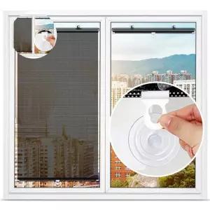 붙이는블라인드 롤스크린 암막 반자동 설치 창문