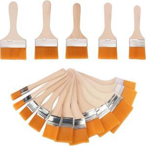 18피스 아트 페인트 브러쉬 세트 - 수채화 바니시 도자기 호환   나일론 다용도 플랫