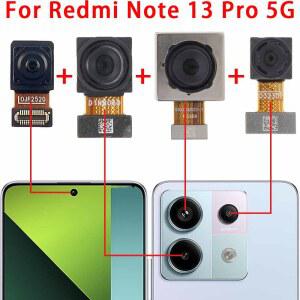 Xiaomi Redmi Note 13 Pro 5G 메인 직면 카메라 모듈 플렉스 케이블 교체 예비 부품 용 전면 및 후면
