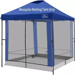 캐노피 유니버설 모기장 텐트 10피트 x 10인치 가제보를 캠핑용 이너 개조한 스크린 하우스 파티오 야외