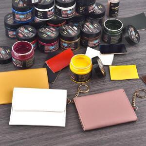 50g 가죽 수리 페인트 색소 DIY 식물성  신발 운동화 가방 소파 자동차 시트 공예 염료