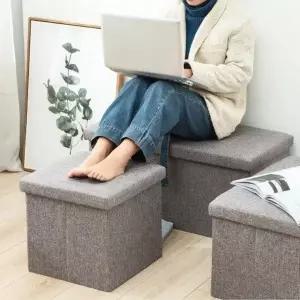 의자 보관함 공간활용 리빙박스 다용도 수납 스툴