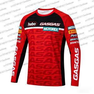 가스가스 모토크로스 저지 자전거 라이딩 슈트 헤보 속건 통기성 MX 오프로드 탑 레이싱 애호가 및