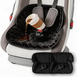 원더킨 2팩 배변 트레이닝 카시트 프로텍터 방수 라이너 미끄럼 방지 피들 패드 워셔블 커버는 유모차