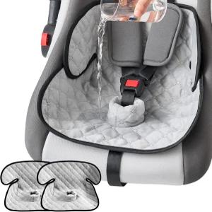 소변 방지를 위한 방수 피들 패드 카시트 배변 훈련 프로텍터 라이너 커버 2팩