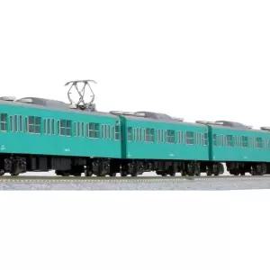 11581853 프라모델 취미 기관차 모형 미니 기차 카토 KATO N게이지 103계 에메랄드 그린 중간 차량 3량
