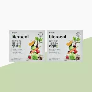 [셀러허브]이롬 황성주 박사의 1일 1생식 라이프밀 30g x 14포 x 2박스 식사대용 선식 뉴밀 (S49159903)