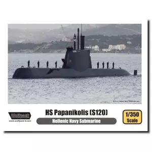 울프팩 디자인 1/350 그리스 해군 잠수함 파파니콜리스 S120 프라모델 WOLWP13502