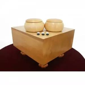 TBZ 육형제바둑 9번세트2 목판 목통 왕대합37호 통 판 알