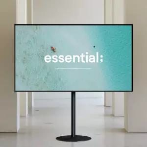 나무궁 TV스탠드 고정형 무타공 티비거치대 모니터상하좌우 50인치 삼성 LG TCL 중소기업 55인치 65인치 75인치 85인치 200 300 400베사 호환 블랙 롱바디