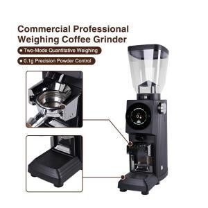 2모드 정량 83mm 버 그라인더 전동 에스프레소 분쇄기 상업용 LED 디스플레이 원두