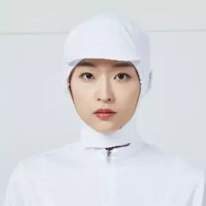 (색상 스카이블루)식품위생모 화이트 마스크 고리 스판 위생모 주방모자 위생모자 위생모자