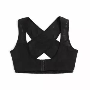 여성 바른 자세 밴드 블랙 가슴보정 새교정기굽은등 굽은어깨 라운드숄더 새기 말린 굽은 굽은등 볼륨 바른