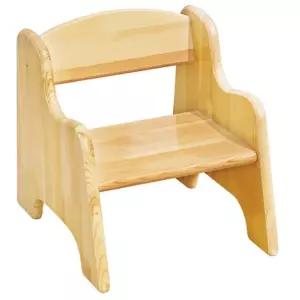 어린이집 영아 등받이있는 낮은 원목 의자 보육원 유치원