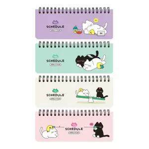 냥냥 스케줄 수첩 8개다이어리 플래너 디자인 노트 러노트
