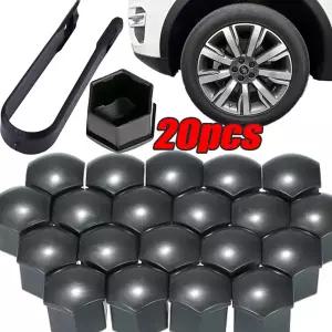 자동차 휠 타이어 너트 캡 녹 방지 보호 커버 자동차 허브 너트 장식 캡 액세서리 17mm 19mm 21mm 20 개