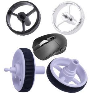 블랙/실버 알루미늄 합금 마우스 스크롤 휠 풀리 롤러 교체용 G102 /GPRO 무선 슈퍼라이트용