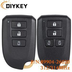 DIYKEY 89904-26020 스마트 리모컨 키 포브 토요타 하이에이스 레지우스 스페이드 프로테 BF1ER 314MHz 8A