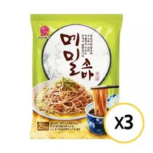 한일식품 본고장 메밀소바 2인 423.4g x 3개