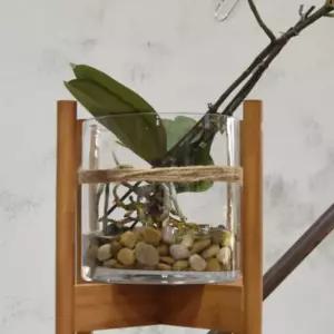 유리화분 화병 수반 투명 글라스 미니화병 인테리어 오브제 조화 꽃병