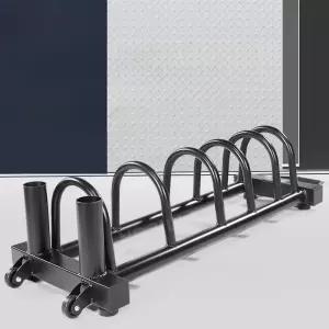 바벨원판 정리대 가정용 바벨보관함 이동식 상업용 피트니스 거치대