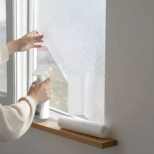 창문 외풍차단 에어캡 방한 단열뽁뽁이 10m 겨울 방풍재뽁이 비닐 결로방지 시트 뽁이 에어 보온 포장지 버