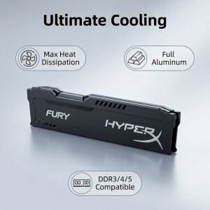 DDR RAM 라디에이터 쿨러 패드 DDR2 조끼 냉각 알루미늄 데스크탑 메모리