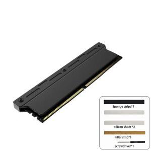 기능 실리콘 DDR3 패드 분산 냉각 조끼 쿨러 메모리 모듈용 알루미늄 히트싱크