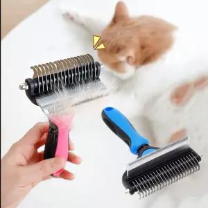 강아지 털갈이 브러시 소형 1개 색상 택1개러쉬 고양이제거 애견빗 용품 반려동물