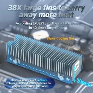 PC용 쿨러 JEYI 효율적인 히트싱크 방열판 알루미늄 라디에이터 대류 SATA