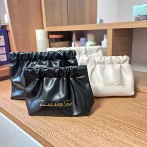 고급 PU 화장품 방수 파우치 가방 2사이즈 1세트미니주머니 여성치 사각치 생리대치 시크릿치 면치 생리치